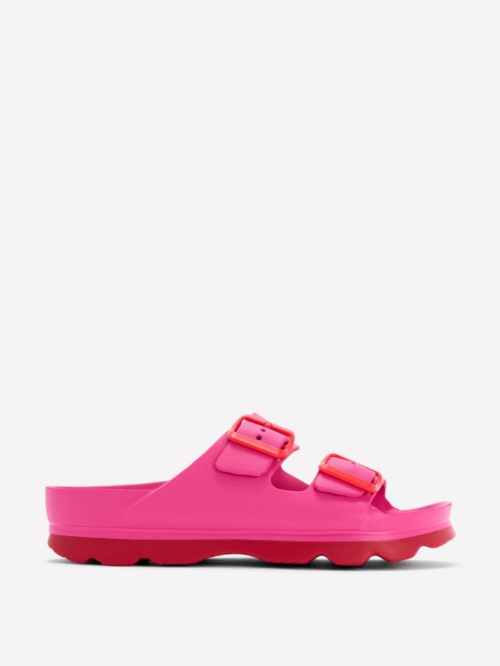 Lyla Double Buckle Sliders Size 7 USA - Picture 4 of 8